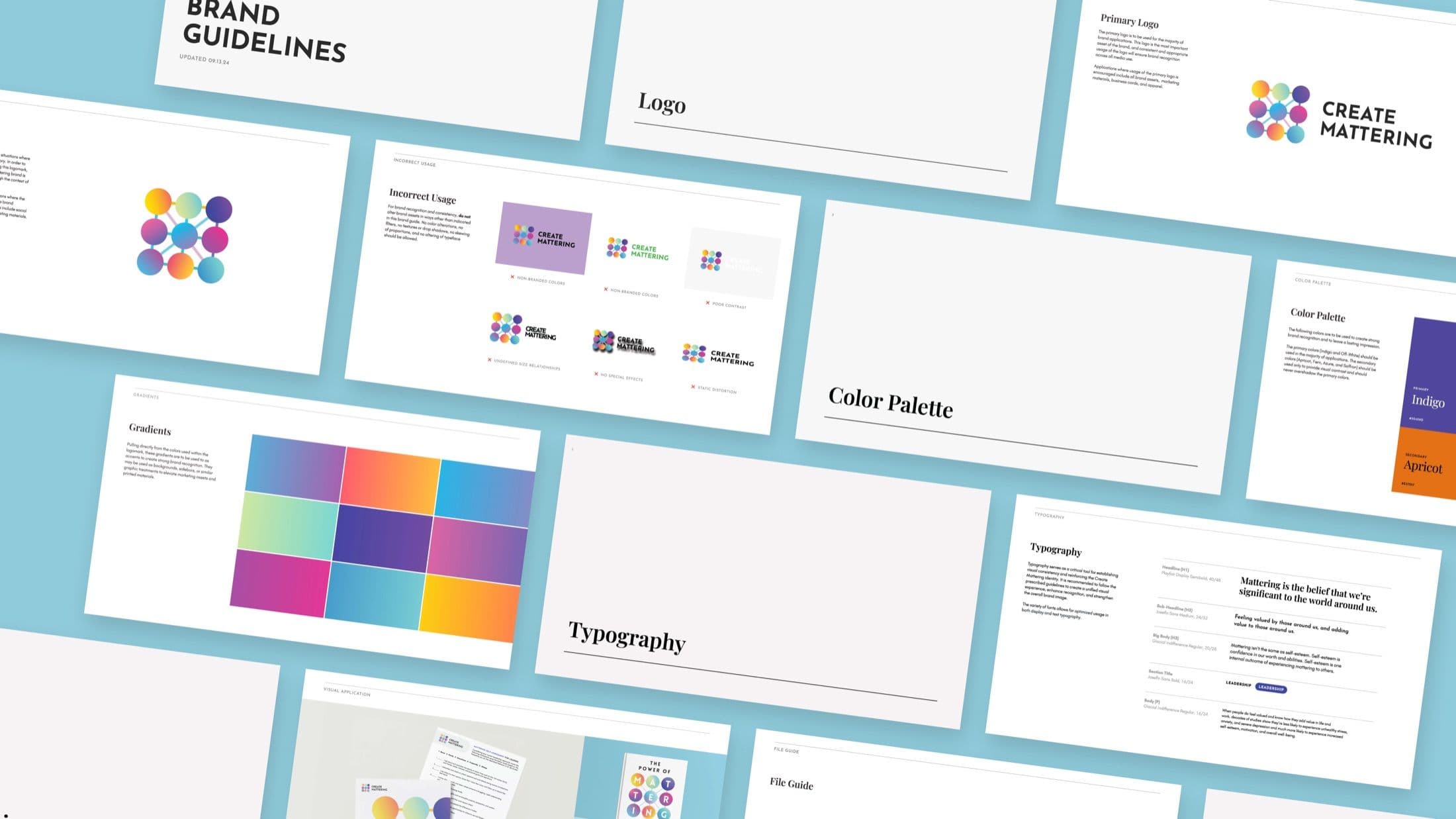 Zach Mercurio brand guidelines document