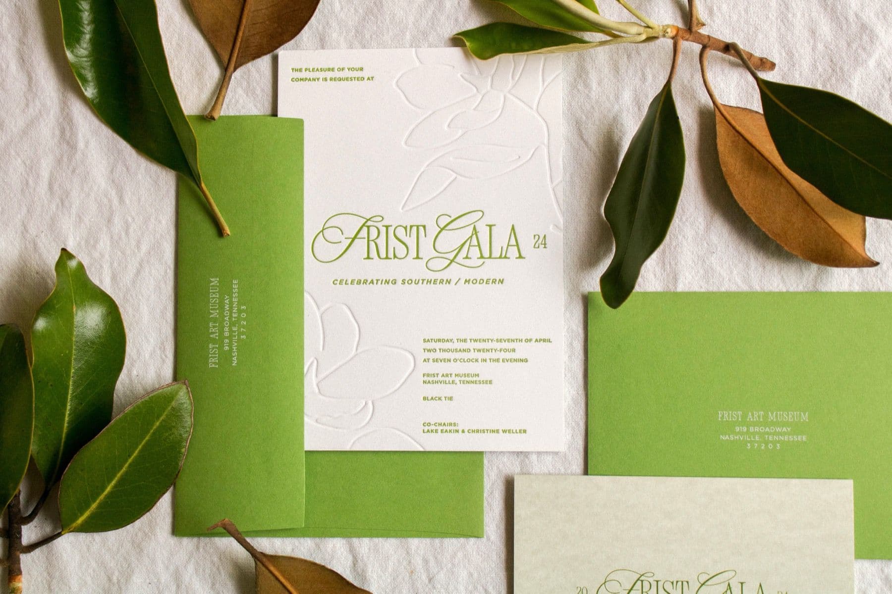 Frist Gala '24 invitation suite