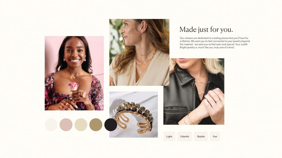 Judith Bright brand work, image 1