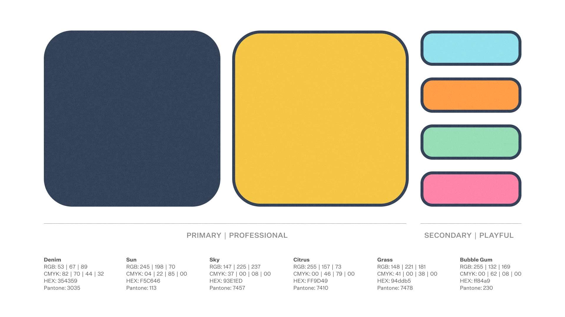 Color palette for FLC