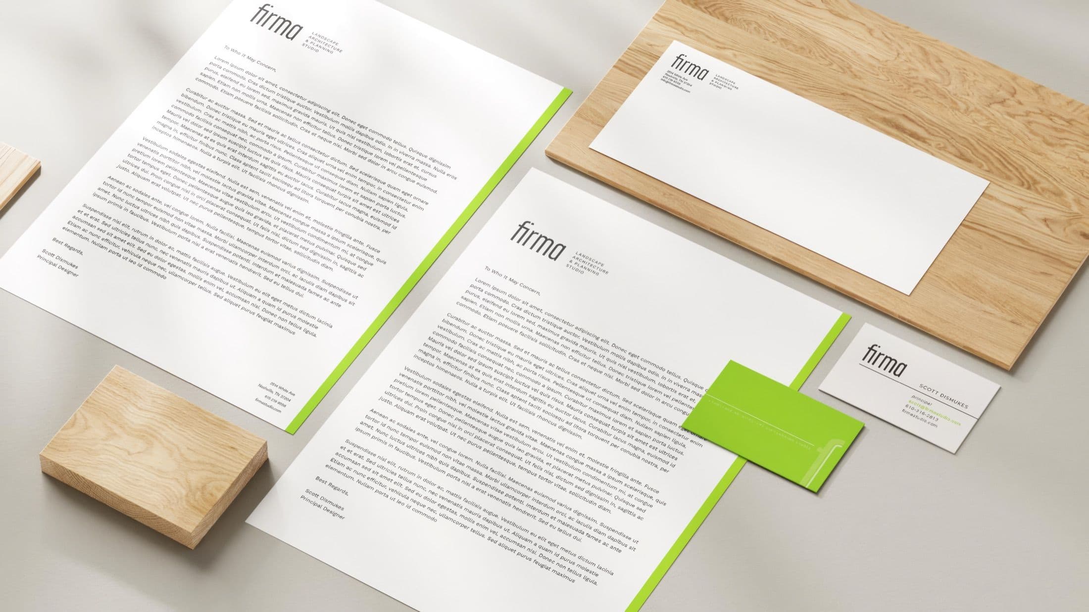 Stationary materials for Firma