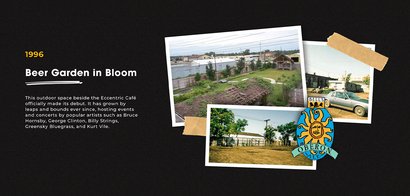 Bell's Brewery "Beer Gardens in Bloom" feature layout
