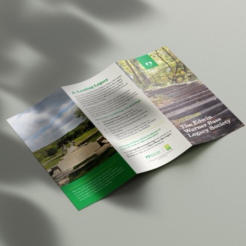 Friends of Warner Parks trifold brochure