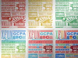 Google X Team Nashville-inspired poster series