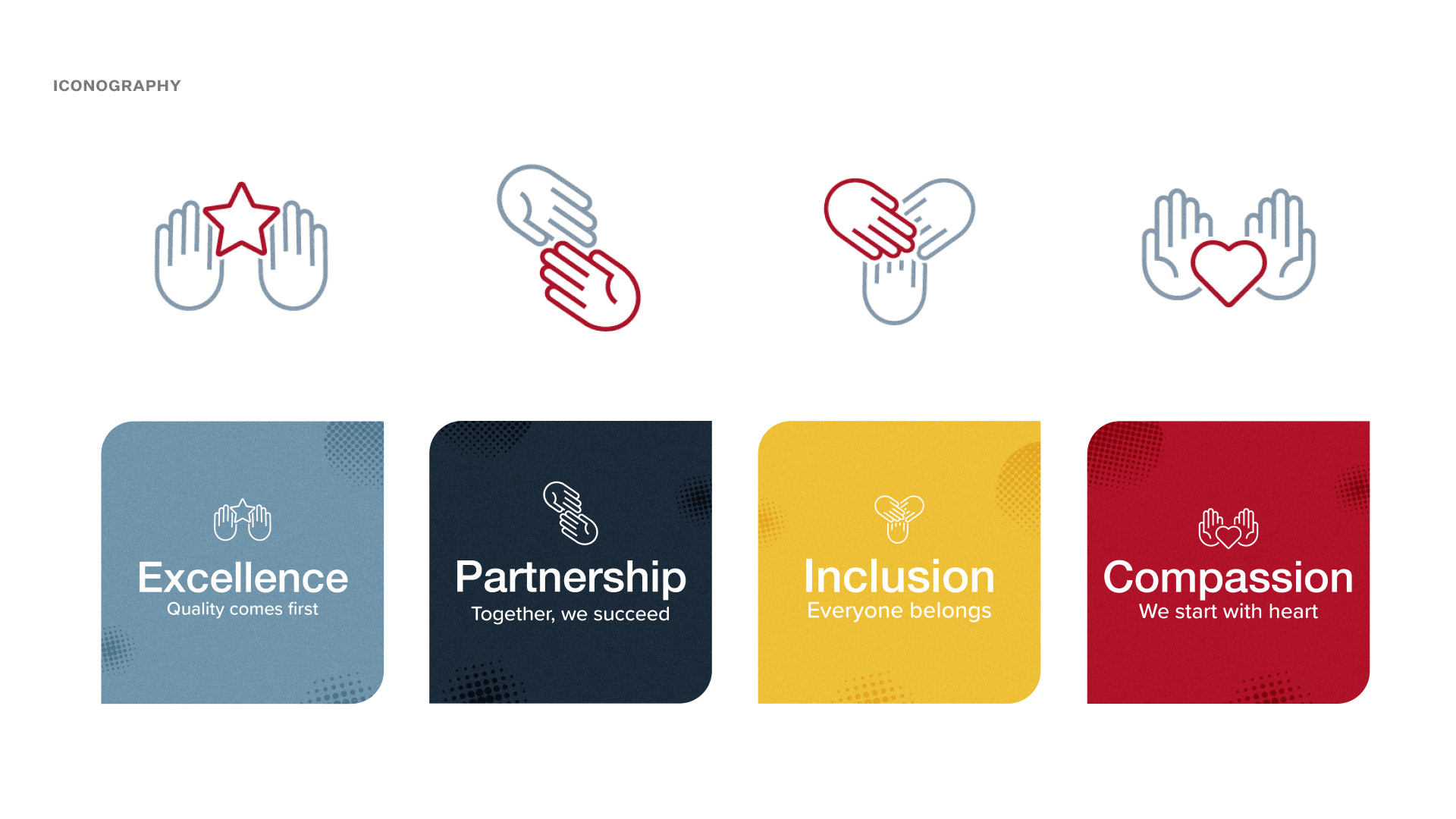 Custom iconography for USRC